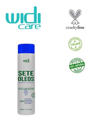 Widi Care Sete Óleos Shampoo Nutritivo 300ml