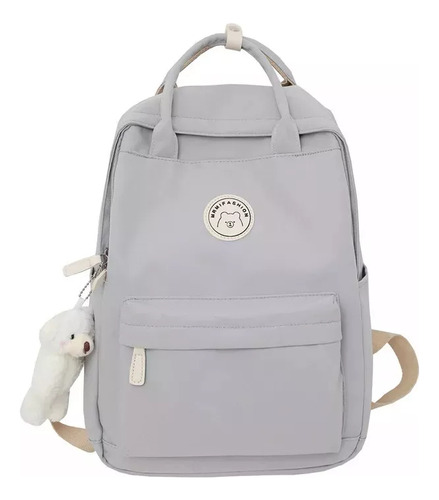 Mochila Kawaii Aesthetic Para Mujer, Insignia De Muñeca Con