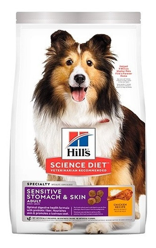 Hill's Science Diet Adult Sensitive Stomach & Skin 15.5 Lbs