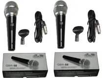 Comprar Combo 2 Microfono Sm58 Gbr Dinamico Cable Pipeta Envio Premi