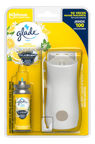 Glade Toque Aparato + Repuesto De Limon Refrescante 12 Ml