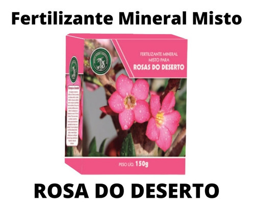 Fertilizante Mineral Misto Rosa Do Deserto Adubo Granulado