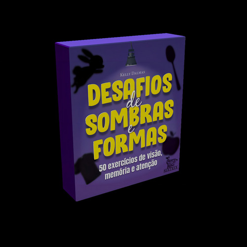 Desafios de sombras e formas: 50 exercícios de visão, memória e atenção, de Dalmas, kelly. Editorial Editora Urbana Ltda em português, 2020