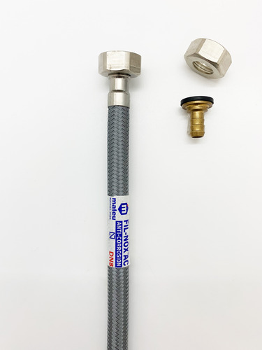 Mateu Kit De 4 Mangueras P Lavabo 55cm 1/2 X1/2 Poliamida