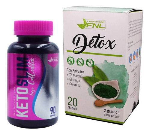 Pack Detox Y Anti Celulitis Keto Slim