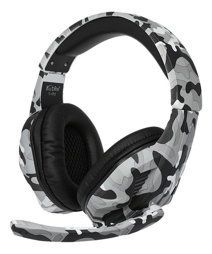 Imagen 3 de 6 de Auriculares P/videojuegos Kubite T-173 Cableados 3.5 Mm