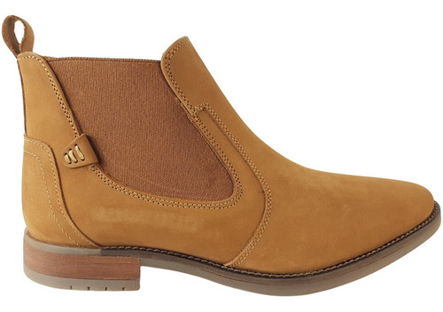 Bota Caballero Piel Nobuck Tipo Chelsea 9612 Bronce