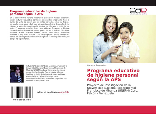 Libro: Programa Educativo De Higiene Personal Según La Aps: