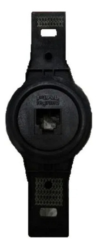 Tomada Embutir Rj11 2 Fios Silentoque Pial Ref.09996 Cor Preto