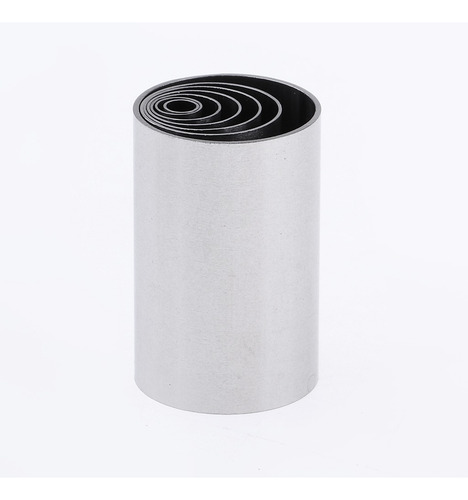 * 7 Unids Acero Inoxidable Forma Redonda Moldes Cilíndricos
