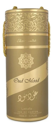 Perfume Árabe Oud Mood Elixir Edp Lattafa, 100 Ml
