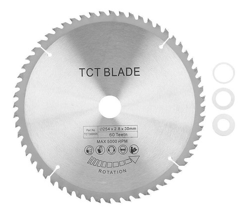 Hoja Sierra Circular Tct 0.945 in Anillo Buen Efecto Corte