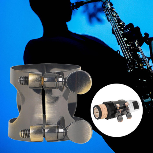 Abrazadera Para Saxofón, Ajuste De De Tenor De Bronce