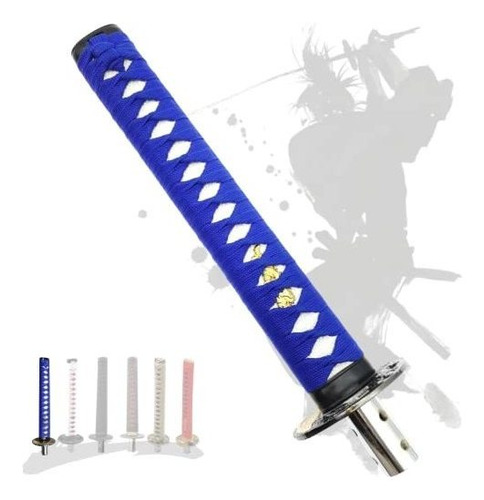 Laicarvor Gear Shift Knob Samurai Sword Katana Manual Stick 