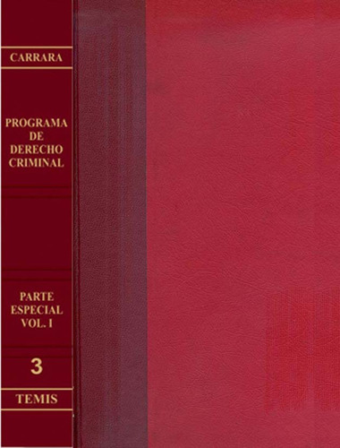 Programa De Derecho Criminal  Parte Especial Vol I