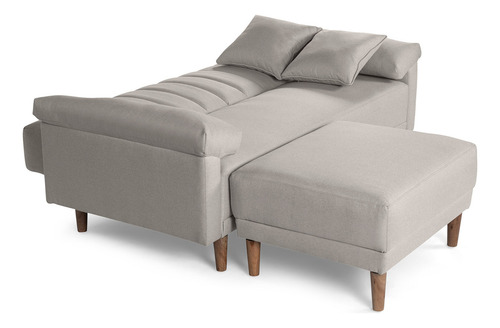 Sala Modular Calatrava Makora Essentials De Lino Reversible Color Gris