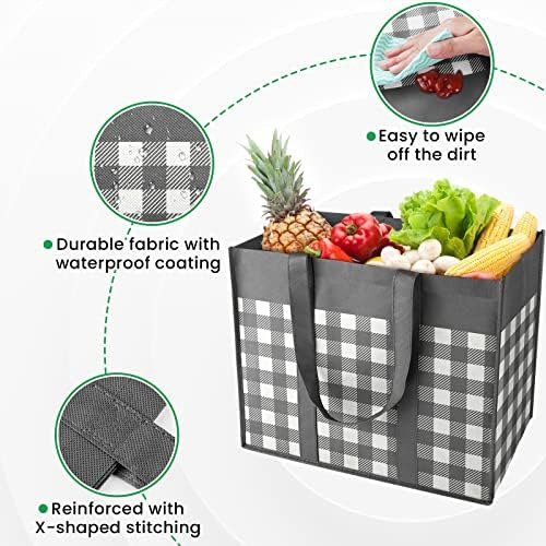 Bolsas Reutilizables Para Comestibles, Paquete De 5, Grandes