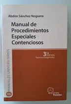 Comprar Manual De Procedimientos Especiales Contenciosos.