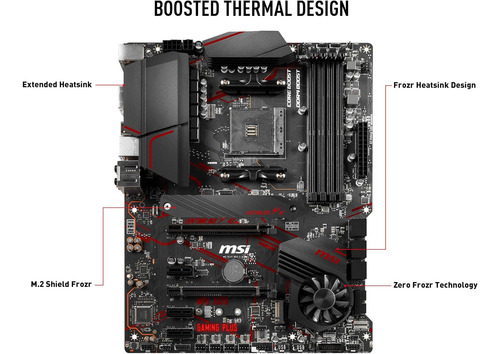 Msi Placa Base Mpg X570 Gaming Plus (amd Am4, Pcie 4.0