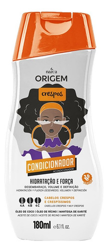 Shampoo 325ml + Condicionador Origem Crespo 180ml Origem Kit