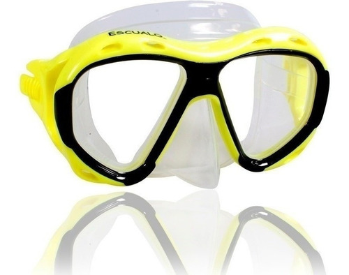 Visor Buceo Escualo Modelo M16 Color Amarillo