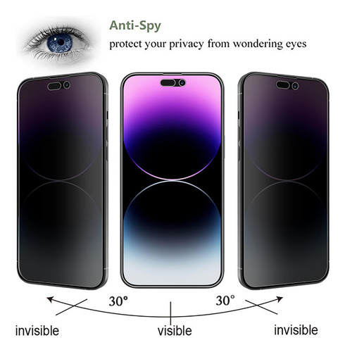 Mica Vidrio Privacidad Mybat Para iPhone 15 Pro Max