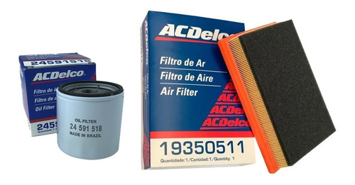 Kit Filtros Aire + Aceite Chevrolet Onix 1.4  Ls Lt Ltz