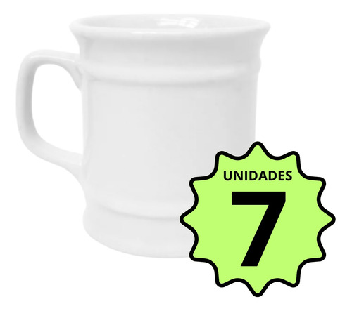 Jarrito Americano Porcelana Cafe X 7 Unidades 165ml