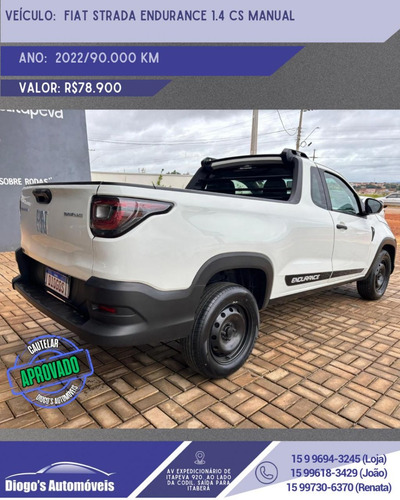 Fiat Strada 1.4 Endurance Cab. Cs Plus Flex 2p