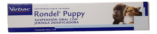 Rondel Puppy Susp 5ml Jeringa - Unidad a $11200