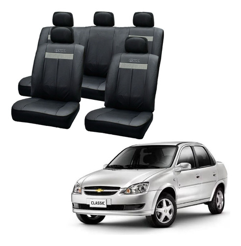 Funda Cubre Asiento Eco Cuero Para Chevrolet Corsa Classic