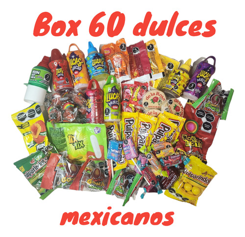Box Dulces Mexicanos 60un Premium