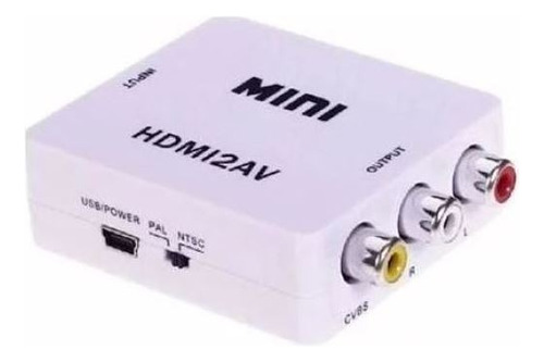 Conversor Hdmi A Rca Av 1080, 1 Via