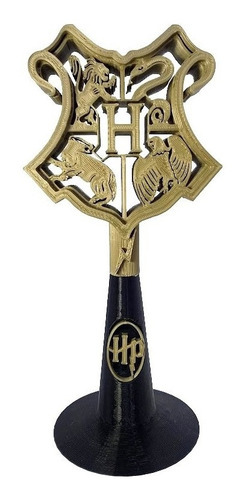 Porta Auricular Harry Potter Dorado Y Negro Regalo Hermoso