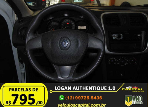 Imagem 11 de 11 de Renault Logan Authentique Flex 1.0 12v 4p