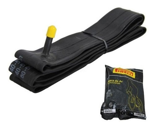 Imagem 2 de 2 de Camara Ar Bike Aro 26 Bico Grosso 33mm - Pirelli
