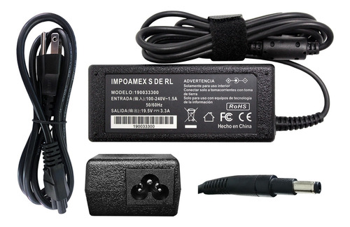 Cargador Para Hp 14-b150us/b155la 19.5v 3.33a Pta. 4.8x1.7mm