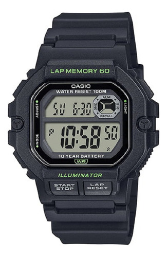 Reloj Casio Ws-1400h-1a Deportivo Digital Original