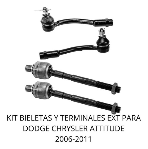 Kit Bieletas Y Terminales Ext Dodge Chrysler Attitude 06-11