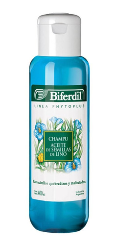Shampoo Biferdil 200 Ml Aceite De Semillas De Lino