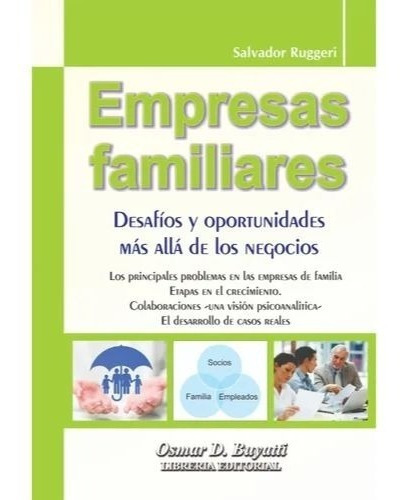 Empresas Familiares, De Salvador Ruggeri. , Tapa Blanda En Español, 2020