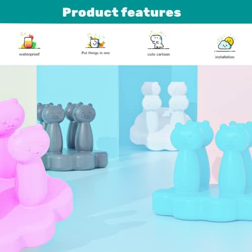 Soportes De Silicona Para Cepillos De Dientes, Multifunciona
