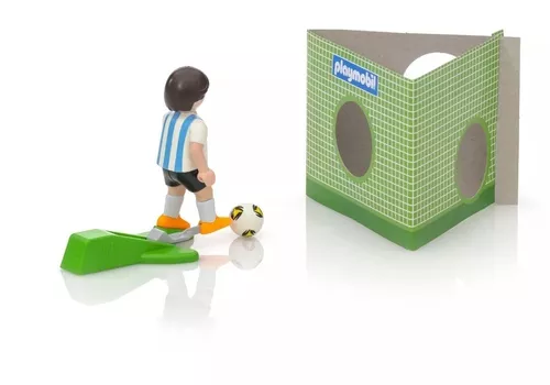 Jugador De Futbol De Argentina Playmobil Con Pelota - 9508