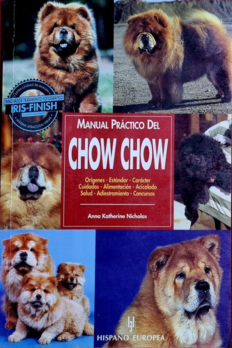 Manual Práctico Del Chow Chow Anna K. Nicholas Mendoza Envío