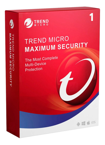 Antivirus Trend Micro Maximum Security 1 Año 1 Dispositivo