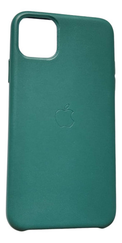 Forro De Cuero Sintético Para iPhone  11 Pro Max -  Verde