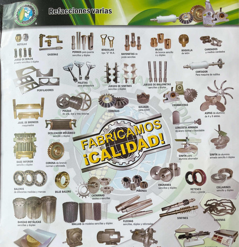Buje Balero 7210 De Bronce Para Máquinas Tortilladoras