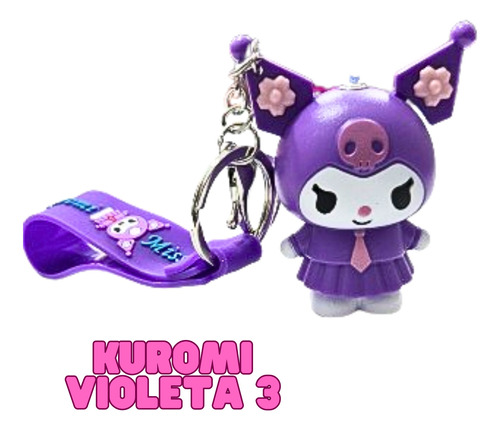 Encendedor Sanrio Kuromi Kitty + Llavero Hermoso Recargable