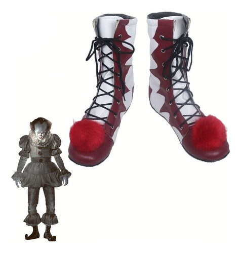 Botas Altas Joker Pennywise Cosplay It Horror Clown Killer