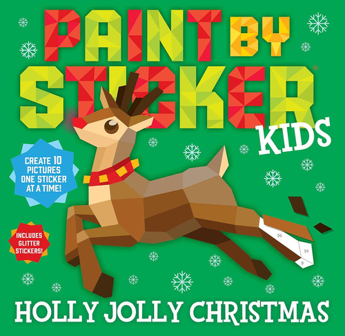 Pintar Por Sticker Kids: Holly Jolly Christmas